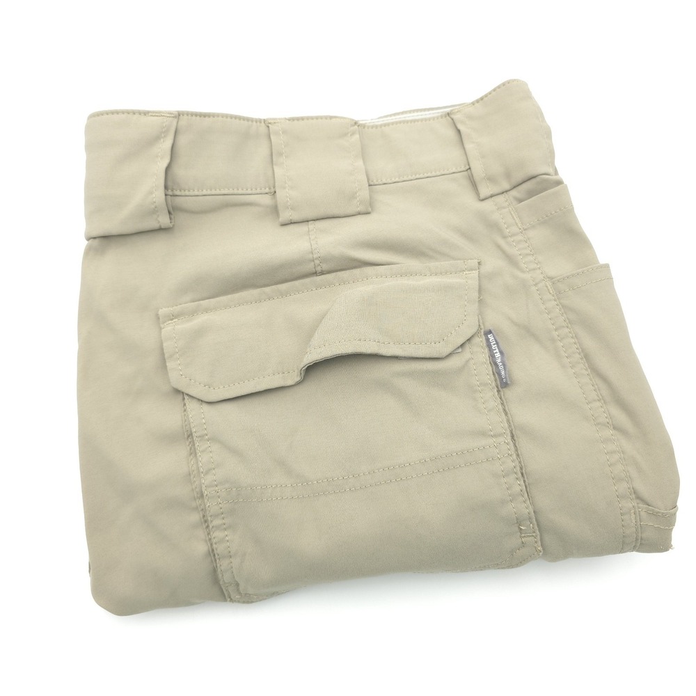 Duluth Trading Co Men's 42X30 Flex Dry On The Fly Stretch Cargo Pants Khaki Tan